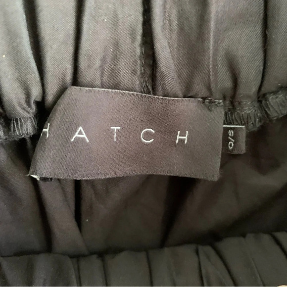 Hatch Maternity The Audrey Off Shoulder Swing Dress Black O/S - Picture 6 of 6